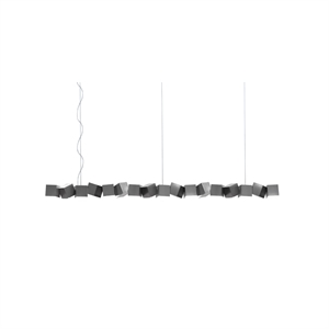 Oblure Blockchain 17 Pendelleuchte Aluminium