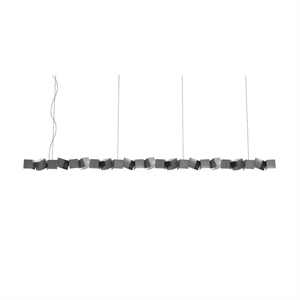 Unscharfe Blockchain 23 Pendelleuchte Aluminium