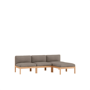 MOEBE Modulares 3-Sitzer-Sofa mit Chaiselong Autum 331