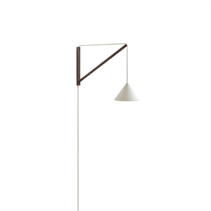 MOEBE Pendelleuchte Wandlampe Eiche Geräuchert/ Weiß