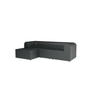 Montana Paradigm 3-Sitzer-Sofa mit Pouf links H166-Hallingdal166