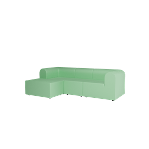 Montana Paradigm 3-Sitzer-Sofa mit Pouf links HE0912-Hero912
