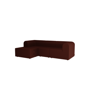 Montana Paradigm 3-Sitzer-Sofa mit Pouf links N61300-Nobel61300
