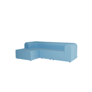 Montana Paradigm 3-Sitzer-Sofa mit Pouf links N66266-Nobel66266
