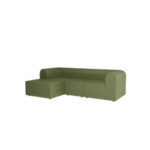Montana Paradigm 3-Sitzer-Sofa mit Pouf links N68303-Nobel68303