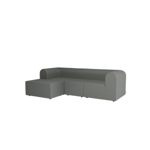 Montana Paradigm 3-Sitzer Sofa mit Pouf links R123-Remix123
