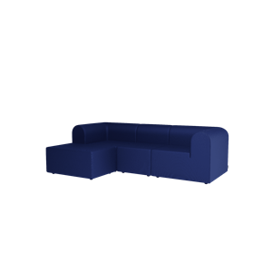 Montana Paradigm 3-Sitzer-Sofa mit Pouf links SA771-Sabi771