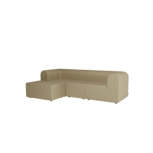 Montana Paradigm 3-Sitzer-Sofa mit Pouf links TC0210-Technicolour0210