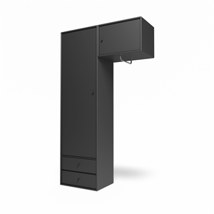 Montana Selection Kleiderschrank II mit Kleiderstange 04-Anthrazit