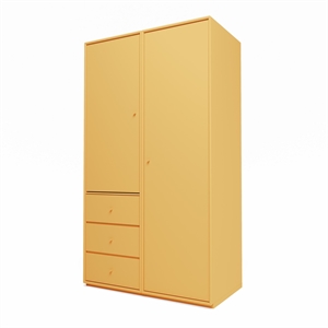 Montana Selection Kleiderschrank III mit Sockel 166-Akazie