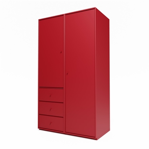 Montana Selection Kleiderschrank III mit Sockel 165-Rote Beete