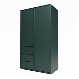 Montana Selection Kleiderschrank Attire III mit Sockel 163-BlackJade