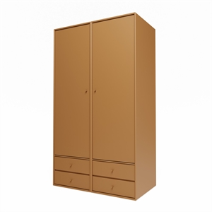 Montana Selection Kleiderschrank III mit Kleiderstange 142 – Bernstein