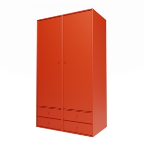 Montana Selection Kleiderschrank III mit Offener Tür 145-Rosehip