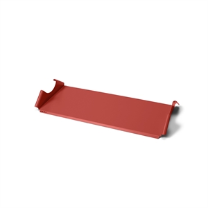 Pedestal Moon Tray Regal Brennendes Rot