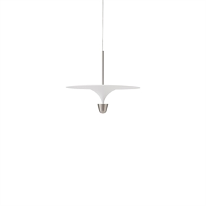 New Works Chanterelle Pendelleuchte Ø60 Aluminium/ Weiß