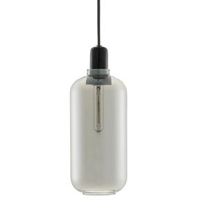 Normann Copenhagen Amp Pendelleuchte Groß Rauchfarbig/Schwarz