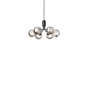 Nuura Apiales 6 Kronleuchter Satin/Optischer Schwarz