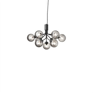 Nuura Apiales 9 Kronleuchter Satin/Optischer Schwarz