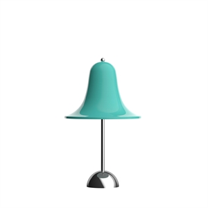 Verner Panton Pantop Tragbare Lampe Hellblau