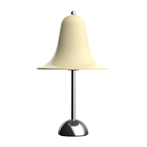 Verner Panton Weiß Tischlampe Ø23 Creme