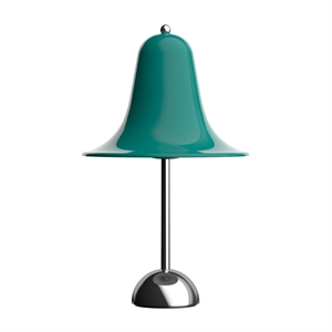 Verner Panton Pantop Tischlampe Ø23 Dunkelblaugrün