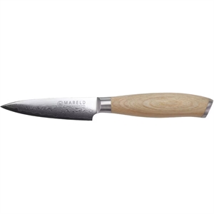 Mareld Akio Japanisches Kräutermesser 9 cm Helles Holz