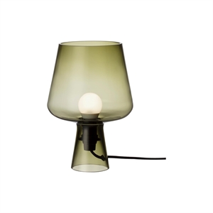 Iittala Leimu Tischlampe H24 Moosgrün
