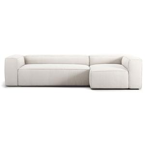Decotique Grand 4-Sitzer Sofa Divan Rechts Steam/ Weiß