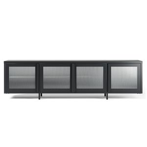 Kaufhaus TV-Bank 180 cm Anthrazitgrau