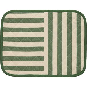 Decotique Block Stripe Platzset 35x45 Grün