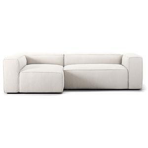 Decotique Grand 3-Sitzer Sofa Divan Links Steam/ Weiß