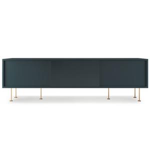 Decotique Vogue TV-Bank mit Beinen 180 Weiß/ Schwarz