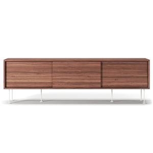 Decotique Vogue TV-Bank mit Beinen 180 Walnuss/ Weiß