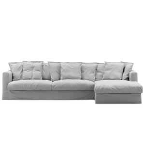 Decotique Le Grand Air 3-Sitzer Sofa Divan Rechts Hellgrau