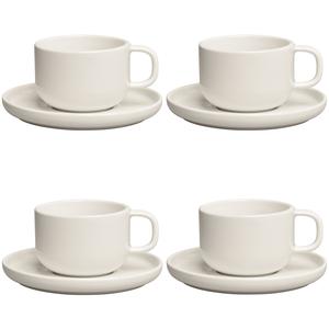 Decotique BON Teetasse Set Aus 4 Elfenbein