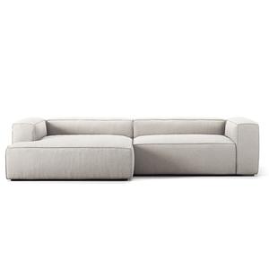 Decotique Grand 3-Sitzer Sofa Chaiselongue Links Mondweiß