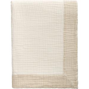 Decotique Ella Crincle Tagesdecke 260x260 Sand