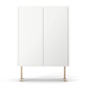 Decotique Vogue 64 Schrank Weiß/ Messing
