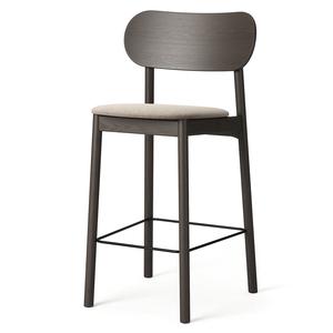 Decotique Elephant Barhocker, dunkle Eiche/ Beige Breeze