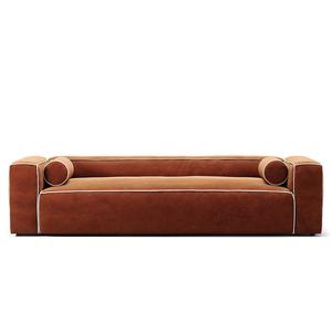 Decotique Gar 3-Sitzer Sofa Mondweiß/ Kupfer