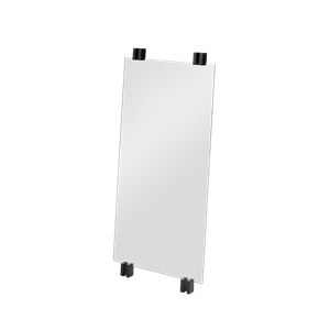 Fritz Hansen Skagerak Collection Cutter Spiegel, Schwarz Eiche