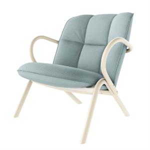 TON Cissy Sessel, Niedrig, Mocca Beige/ Cleo Water