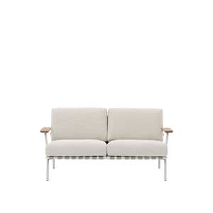 Muuto Settle Outdoor 2-Sitzer-Sofa Laze 1/ Grau