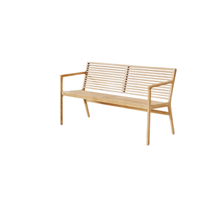 Sibast Furniture RIB 3-Personen-Gartenbank Teak