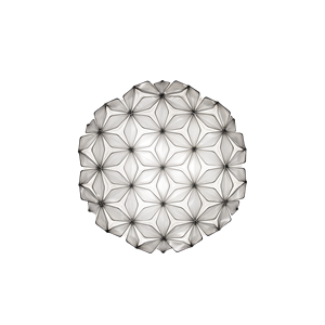 SLAMP C'Est La Vie Wand-/ Deckenleuchte Groß Schwarz