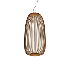 Foscarini Spokes 1 Pendelleuchte mit LED Kupfer