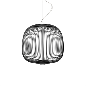 Foscarini Spokes 2 Midi Pendelleuchte mit LED Schwarz
