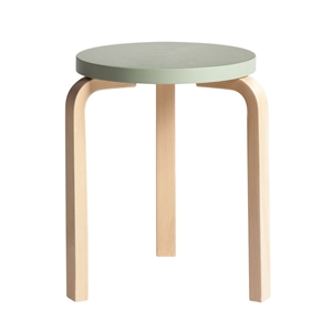 artek 60 Hocker Grün/ Birke