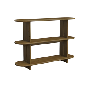 We Do Wood Tesa Bücherregal Geräucherte Kiefer